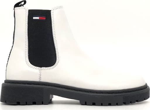 TOMMY HILFIGHER Stivaletto Beatles donna Chelsea Boot bianco in Stivali Calzature Durello - Agna, commercioVirtuoso.it