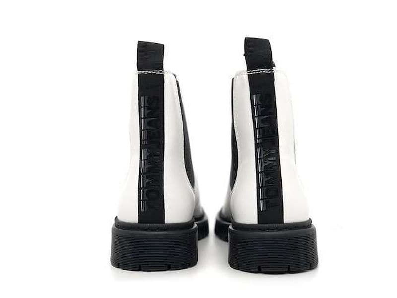 TOMMY HILFIGHER Stivaletto Beatles donna Chelsea Boot bianco in Stivali Calzature Durello - Agna, commercioVirtuoso.it