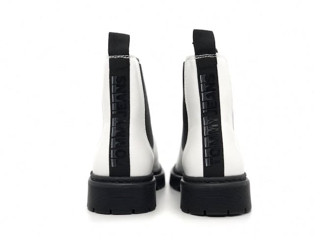 TOMMY HILFIGHER Stivaletto Beatles donna Chelsea Boot bianco in Stivali Calzature Durello - Agna, commercioVirtuoso.it