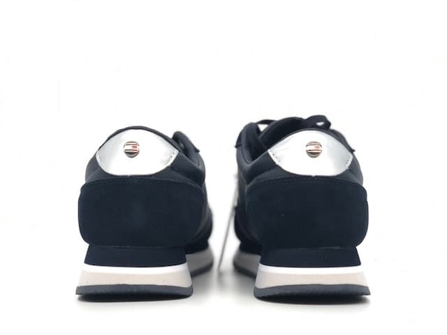 TOMMY HILFIGER Sneakers donna TH CORPORATE SEQUINS RUNNER blu in Sneaker casual Calzature Durello - Agna, commercioVirtuoso.it