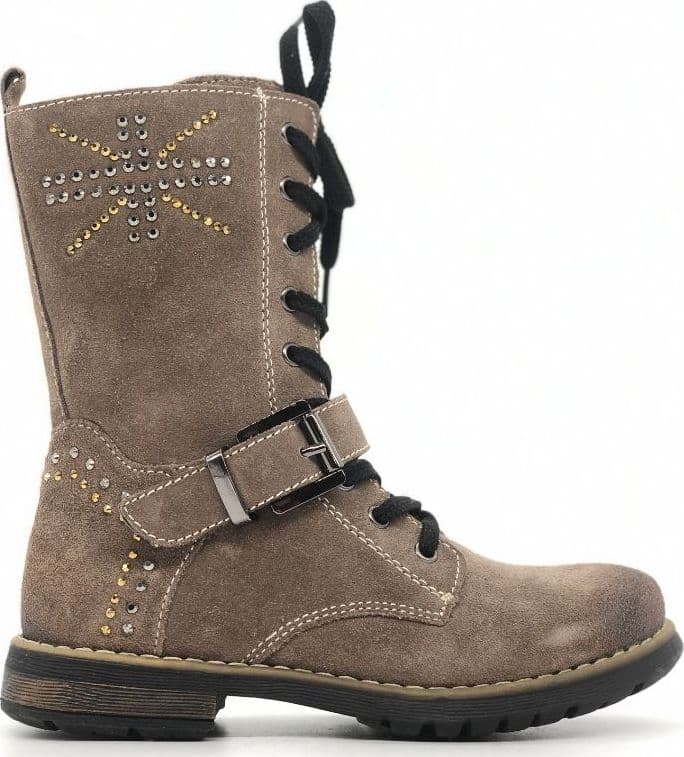 GRUNLAND Junior Stivaletto bambina Arms taupe - 7