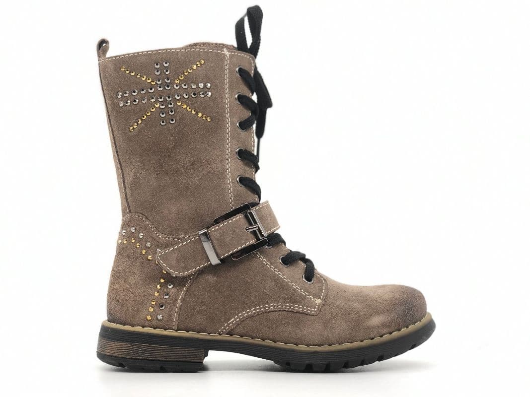 GRUNLAND Junior Stivaletto bambina Arms taupe - 7