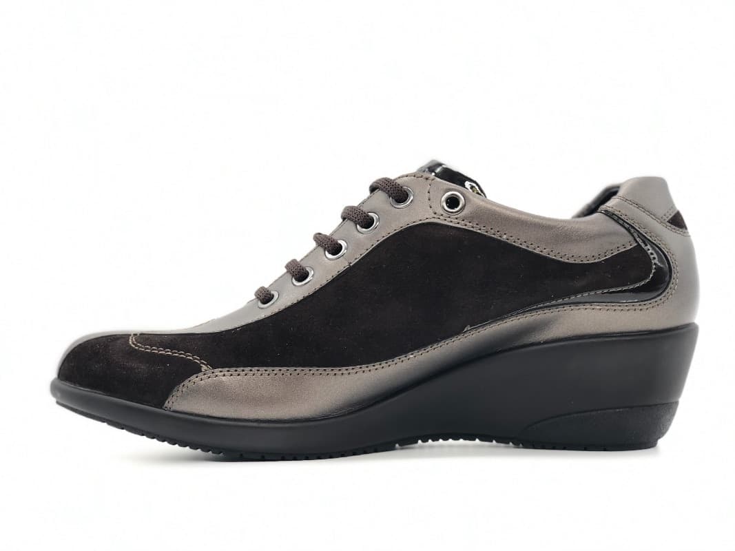 Stonefly Sneakers donna Frey marrone scuro in Sneaker casual Calzature Durello - Agna, commercioVirtuoso.it