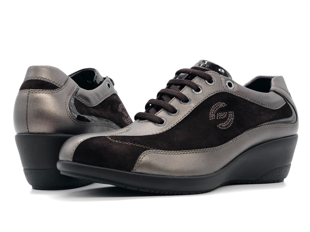Stonefly Sneakers donna Frey marrone scuro in Sneaker casual Calzature Durello - Agna, commercioVirtuoso.it