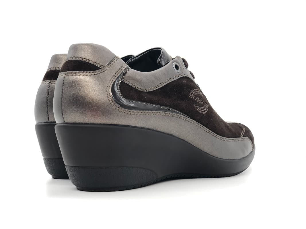 Stonefly Sneakers donna Frey marrone scuro in Sneaker casual Calzature Durello - Agna, commercioVirtuoso.it