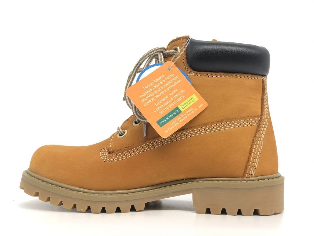 GRUNLAND Scarponcino bambino Rock Ocra - 7