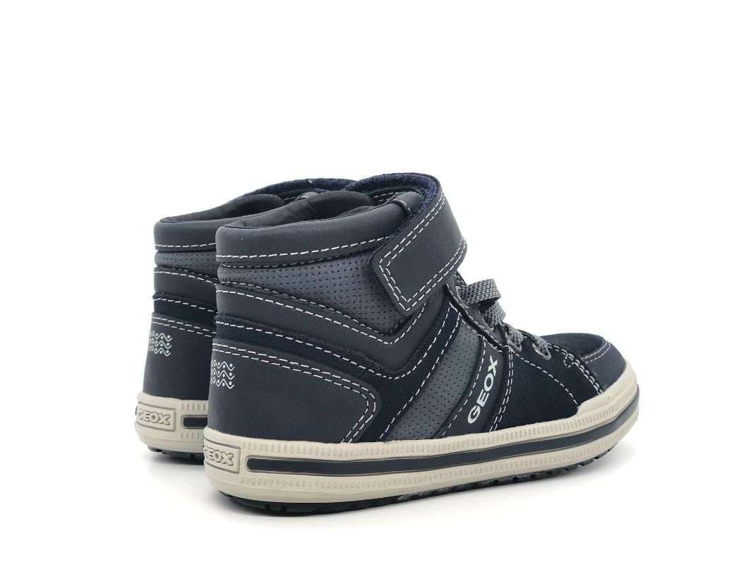 GEOX Sneakers alta bambino J Elvis D blu grigio in Sneaker casual Calzature Durello - Agna, commercioVirtuoso.it