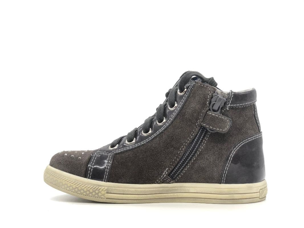 NERO GIARDINI Sneakers alta bambina carbone antra in Sneaker casual Calzature Durello - Agna, commercioVirtuoso.it