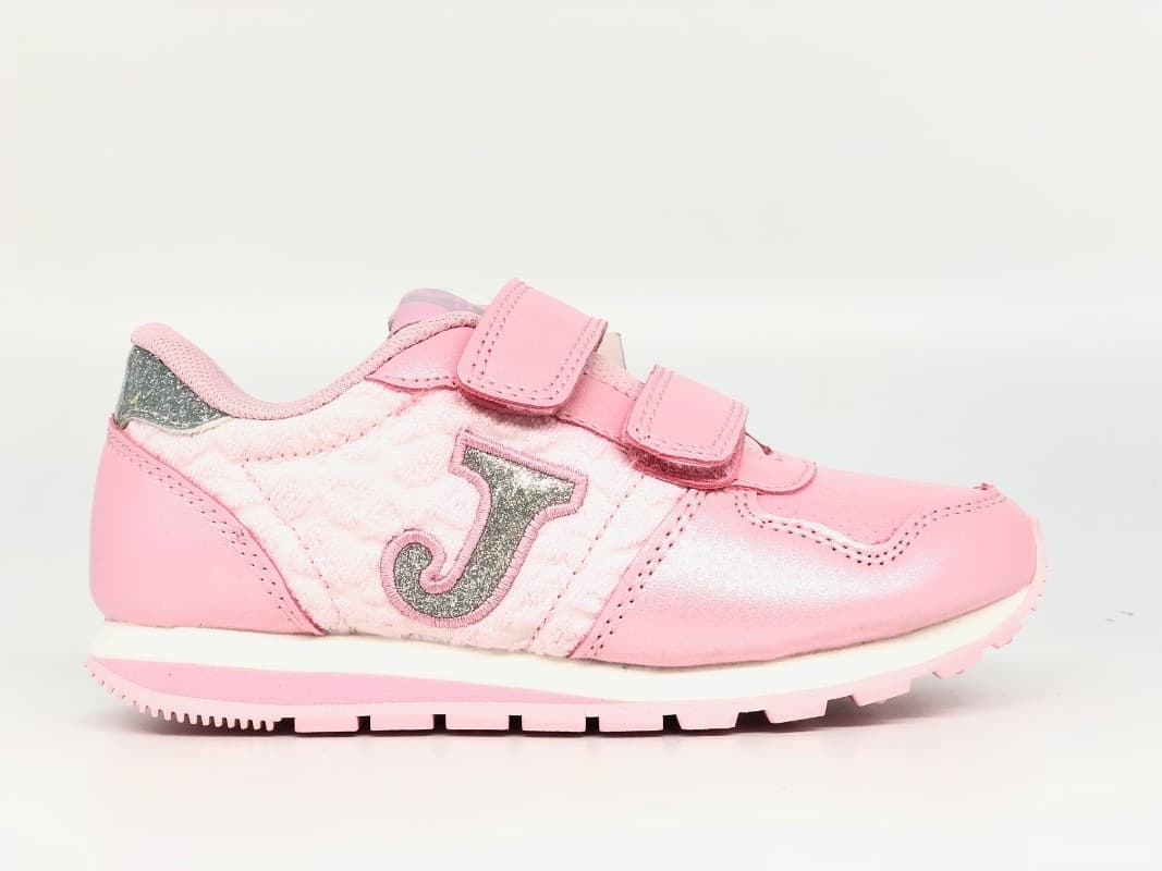 JOMA Sneakers bambina J. Claudia rosa argento - 6
