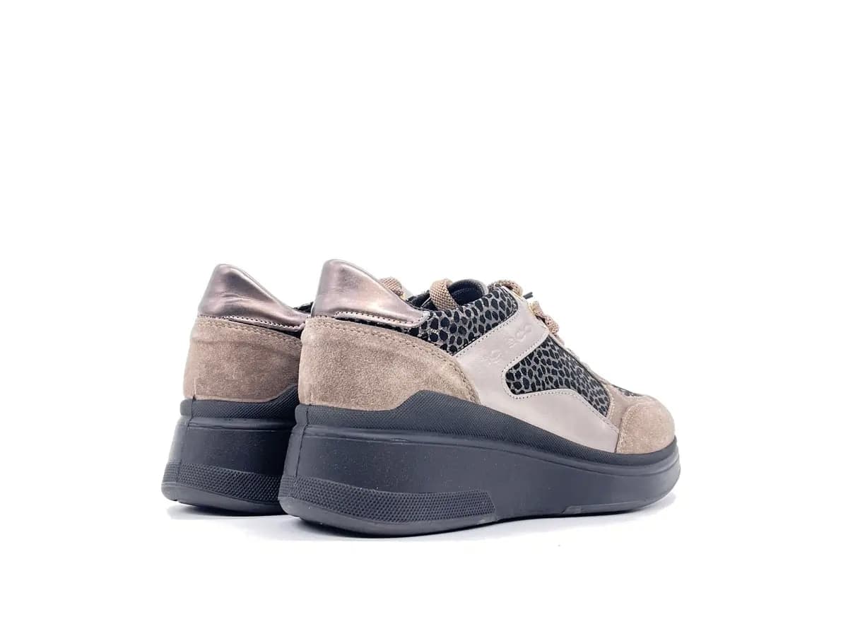 IGI &amp; CO. Sneakers Donna Grigio Fango in Sneaker casual Calzature Durello - Agna, commercioVirtuoso.it