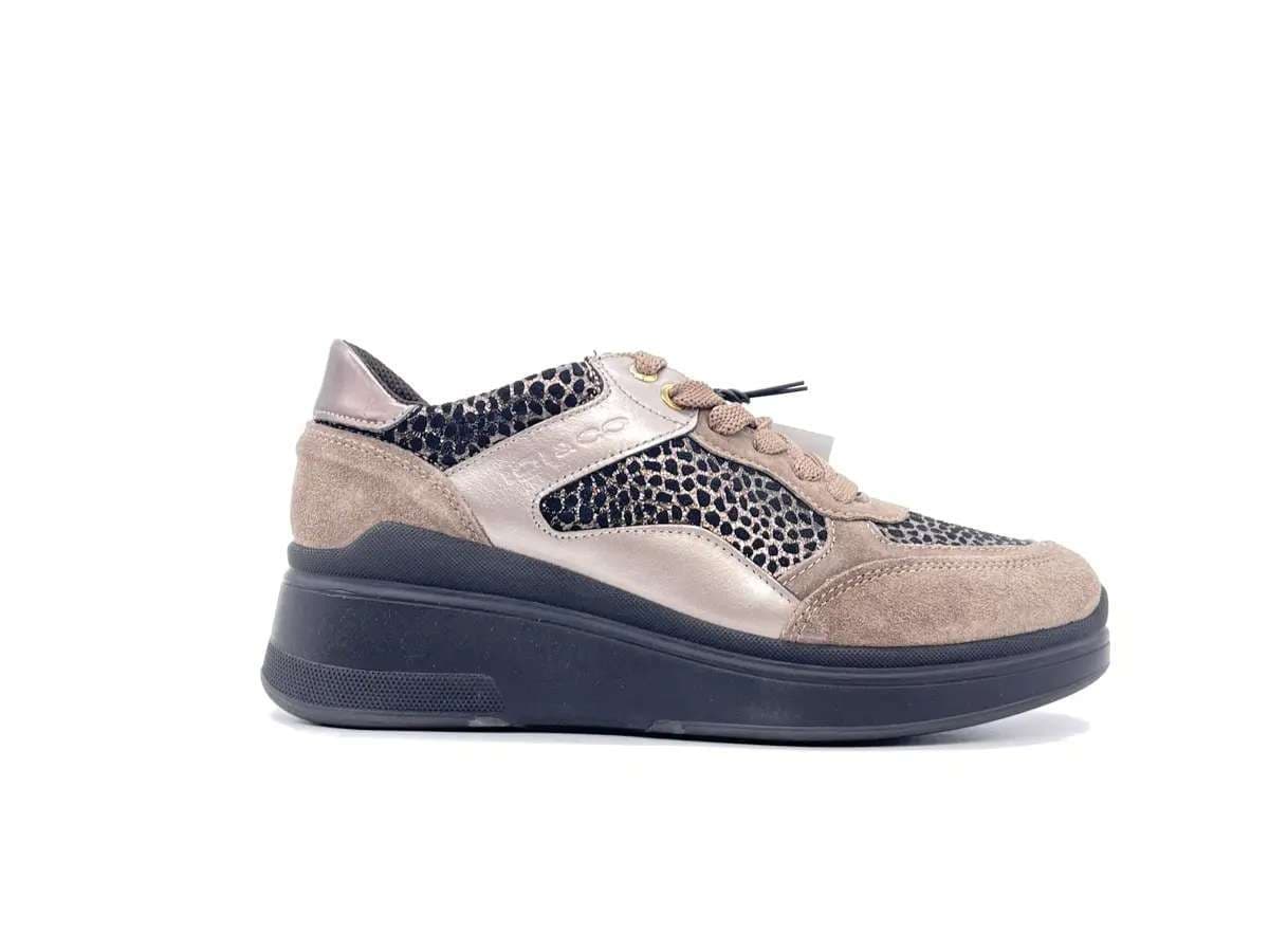 IGI &amp; CO. Sneakers Donna Grigio Fango in Sneaker casual Calzature Durello - Agna, commercioVirtuoso.it