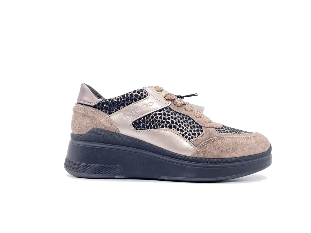 IGI &amp; CO. Sneakers Donna Grigio Fango in Sneaker casual Calzature Durello - Agna, commercioVirtuoso.it