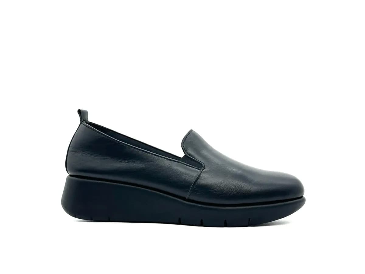 SABATINI Mocassino donna Vitello nero in Loafer e mocassini Calzature Durello - Agna, commercioVirtuoso.it
