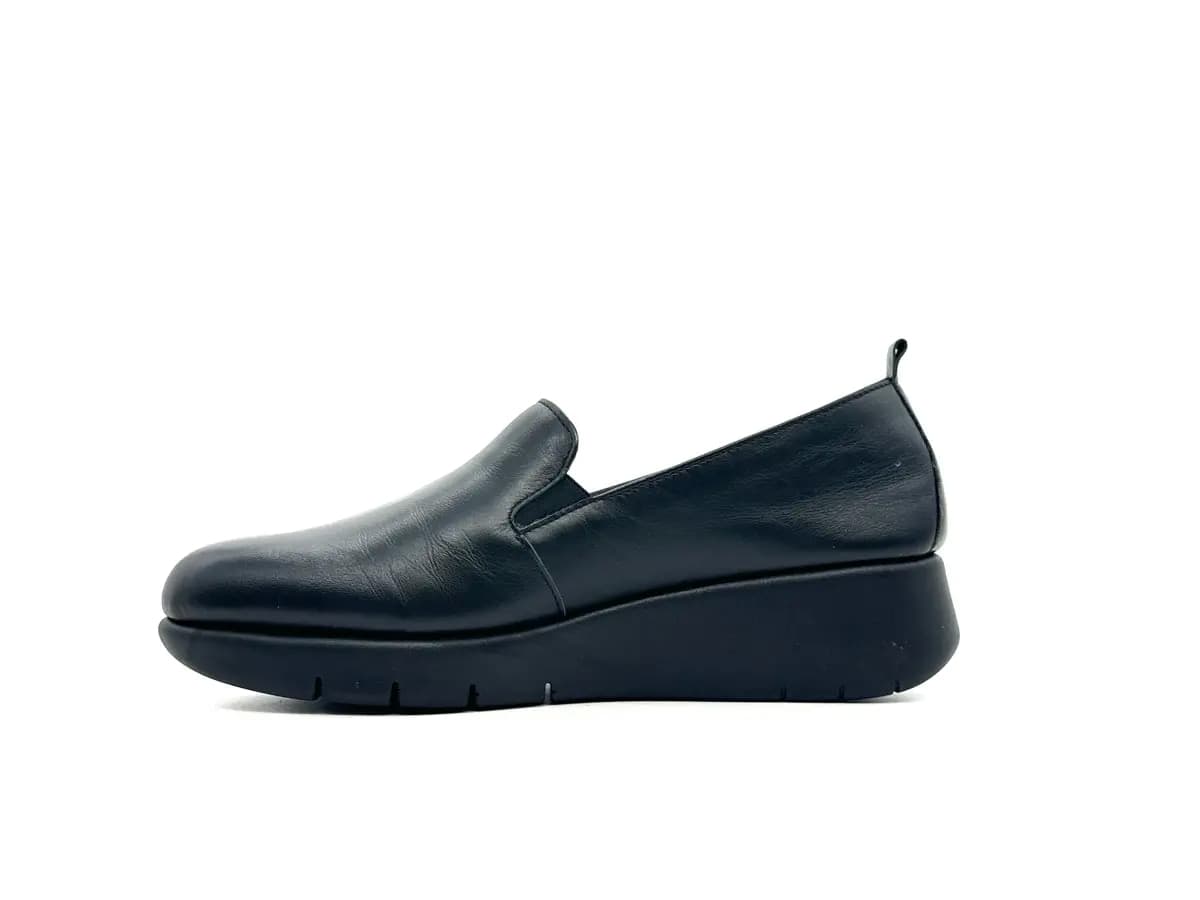 SABATINI Mocassino donna Vitello nero in Loafer e mocassini Calzature Durello - Agna, commercioVirtuoso.it