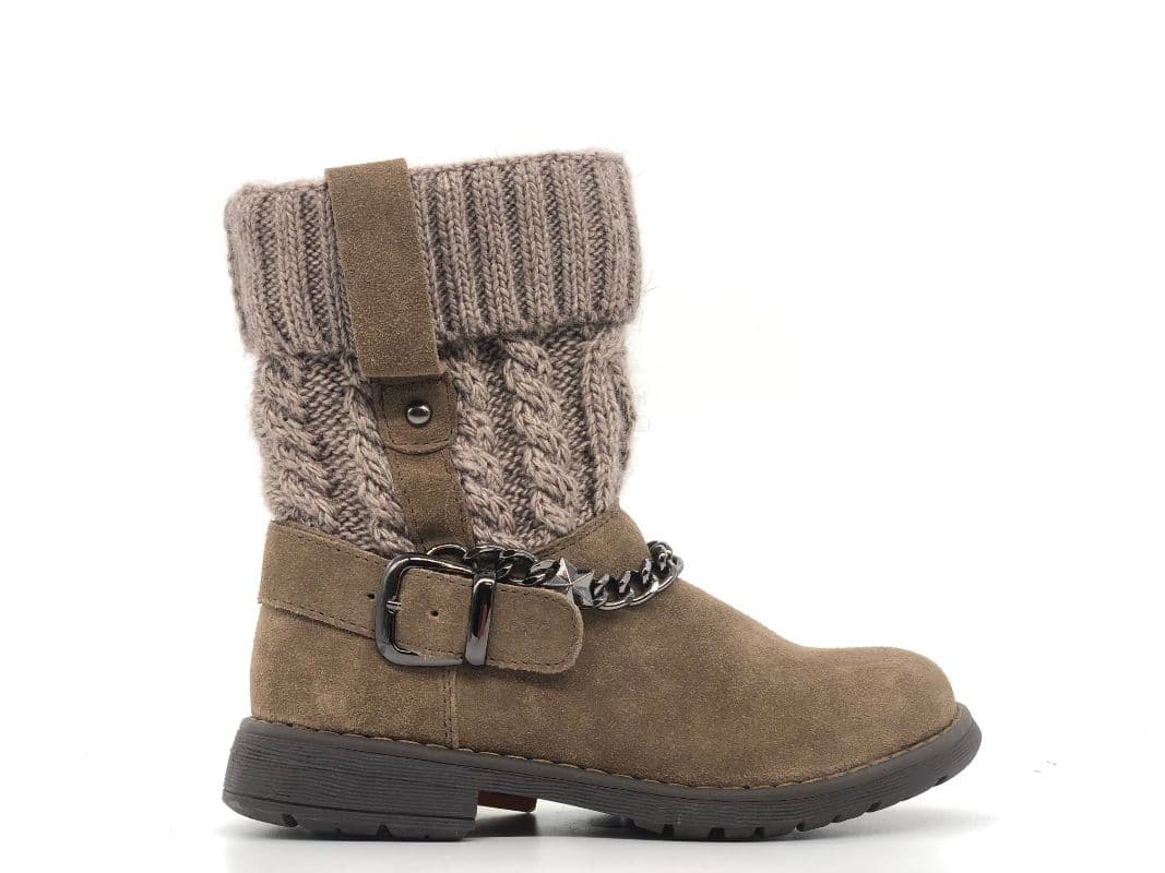 GRUNLAND Stivaletto bambina Arms taupe - 6