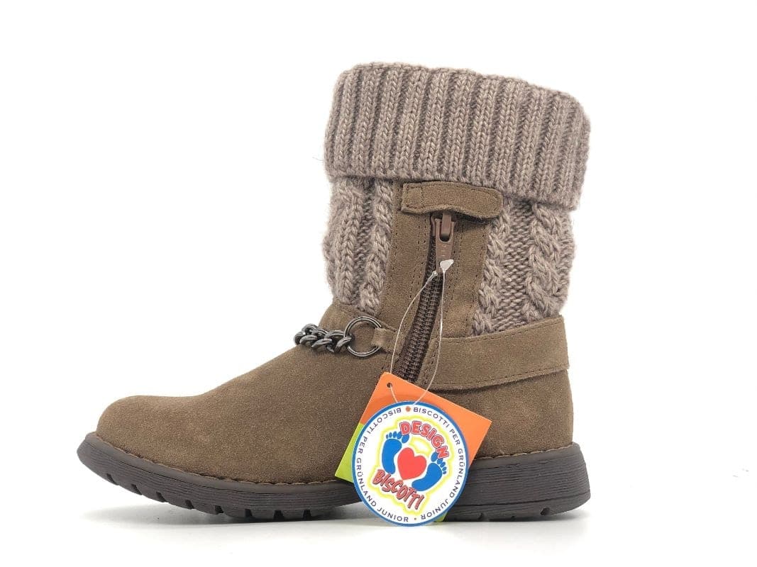 GRUNLAND Stivaletto bambina Arms taupe in Stivali Calzature Durello - Agna, commercioVirtuoso.it
