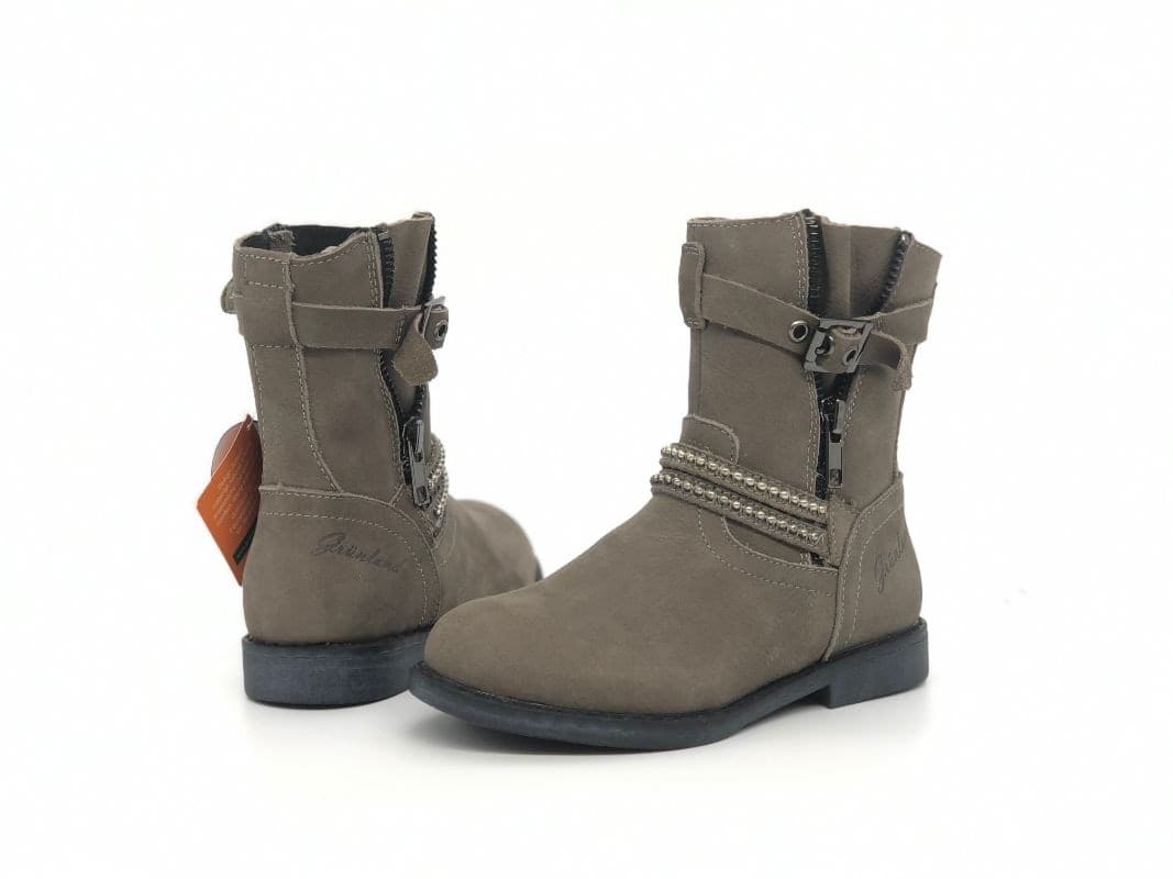 GRUNLAND Stivaletto bambina Nive taupe scuro in Stivali Calzature Durello - Agna, commercioVirtuoso.it
