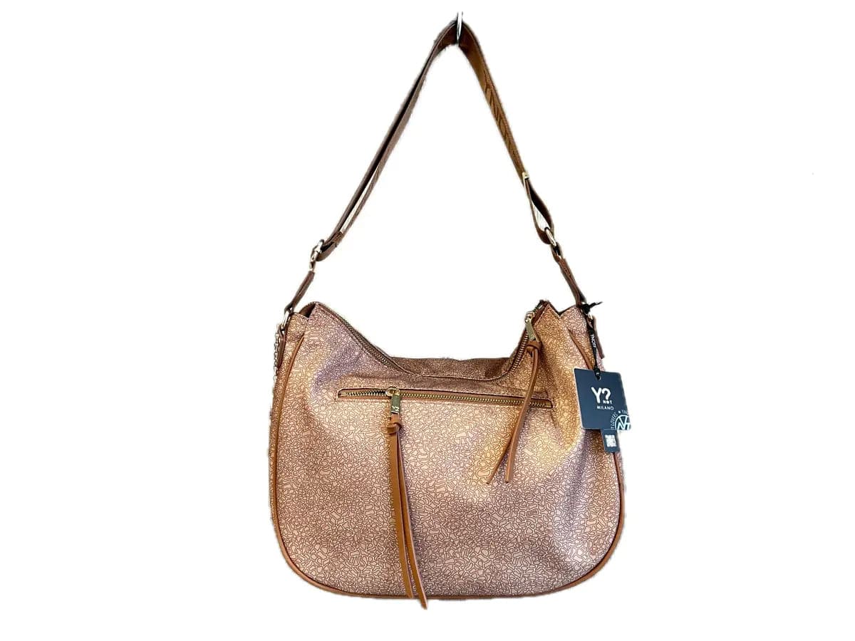 YNOT Borsa donna Hobo bag Nut con tracolla regolabile in Borse a tracolla Calzature Durello - Agna, commercioVirtuoso.it