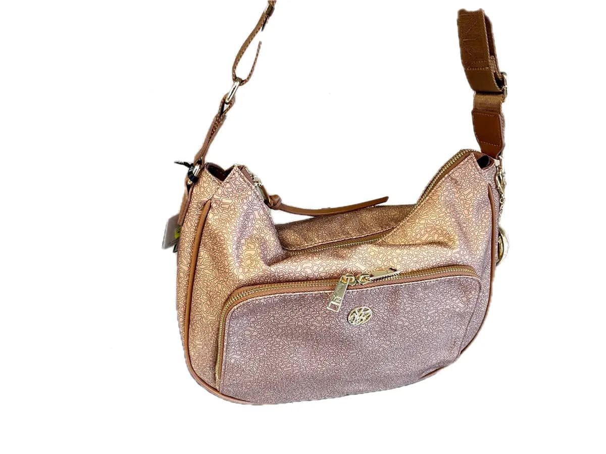 YNOT Borsa donna Hobo bag Nut con tracolla regolabile in Borse a tracolla Calzature Durello - Agna, commercioVirtuoso.it
