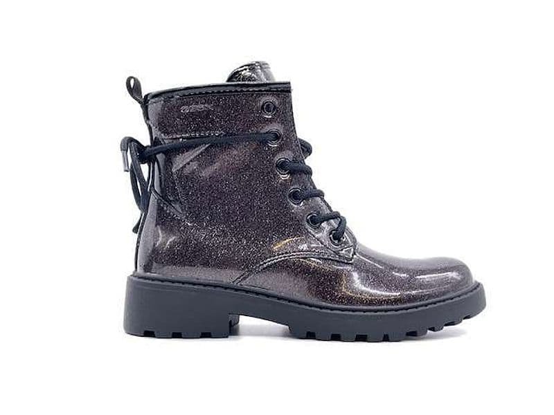 GEOX Anfibi bambina J CASEY G. G Silver in Stivali Calzature Durello - Agna, commercioVirtuoso.it