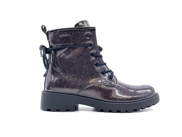 GEOX Anfibi bambina J CASEY G. G Silver in Stivali Calzature Durello - Agna, commercioVirtuoso.it