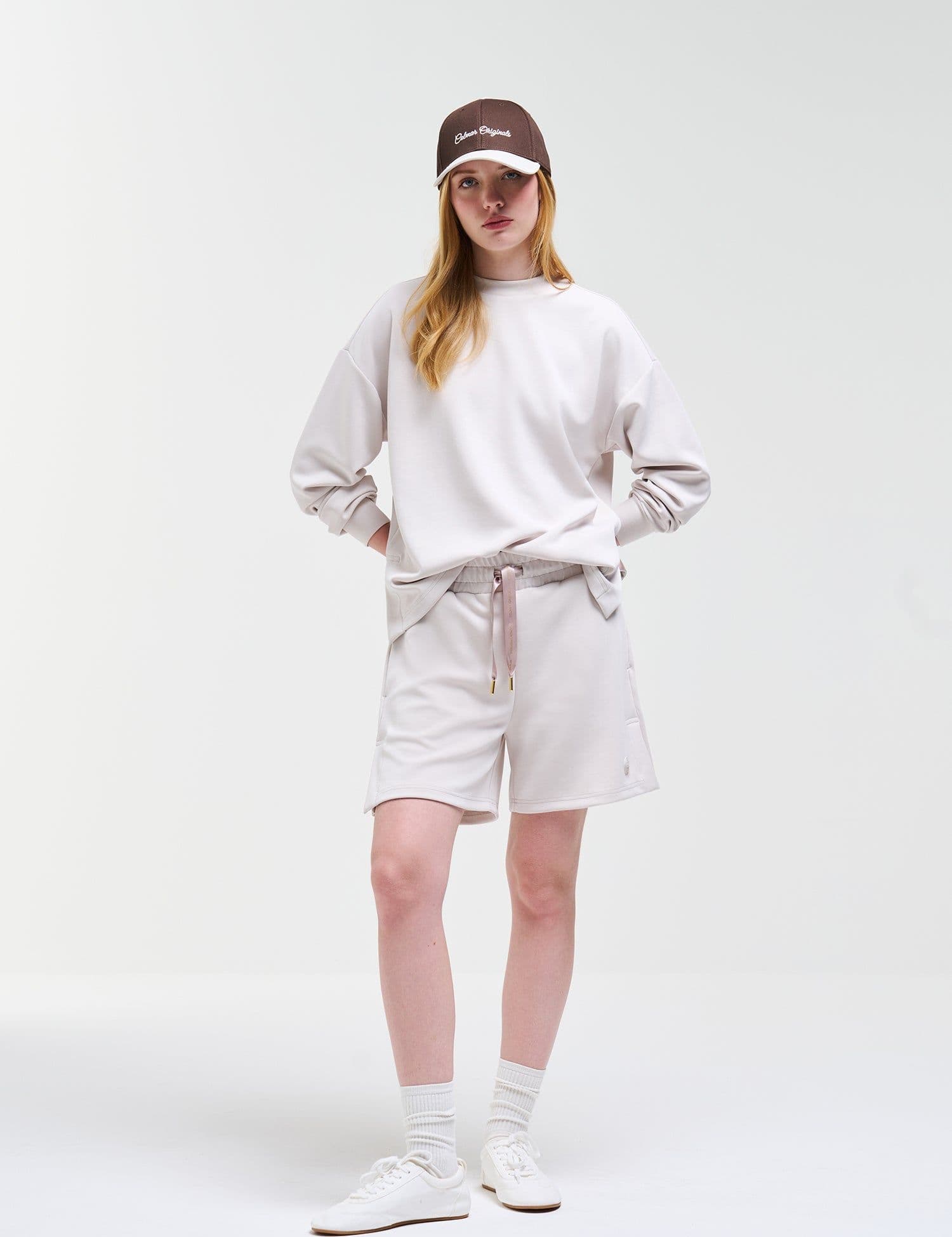 Colmar Originals shorts donna in cotone modal stretch beige 9289 in Pantaloncini Broadway Red - Barletta, commercioVirtuoso.it