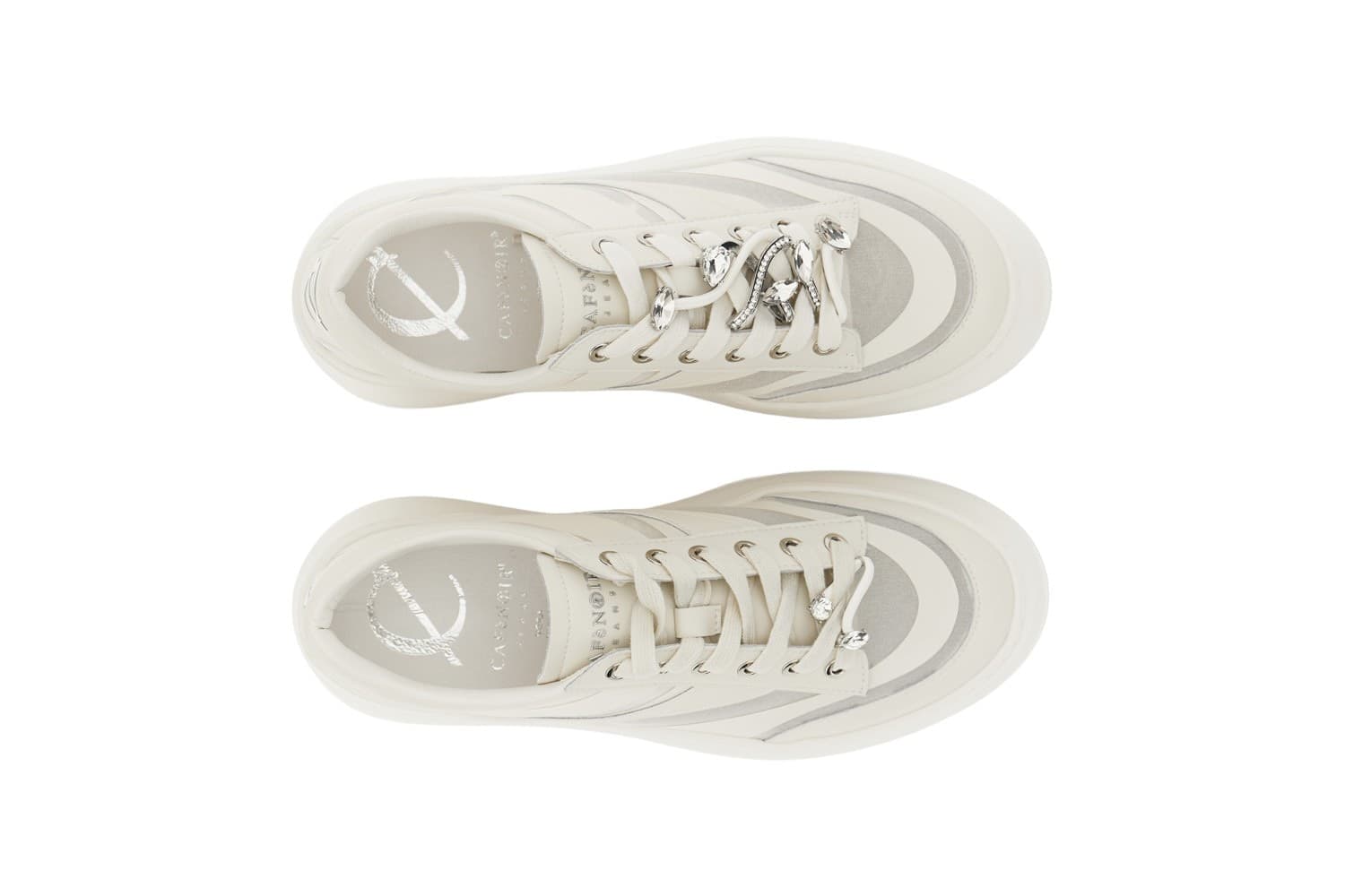 SNEAKER PELLE RIVESTITA E RETINA ACCESSORIO - 3