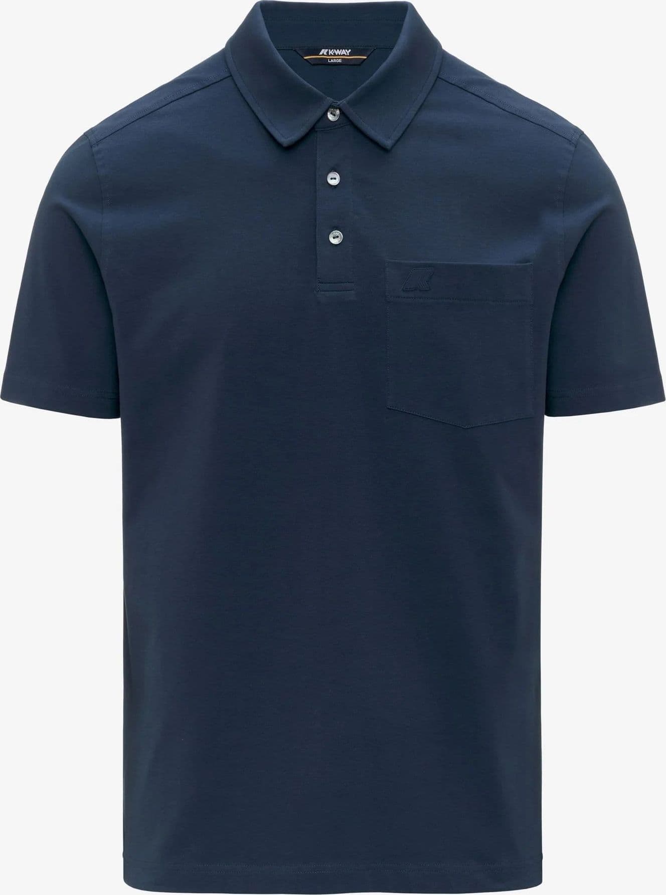 K-Way Polo uomo Vanoine in cotone stretch blu navy K7151CW B67 in Polo Broadway Red - Barletta, commercioVirtuoso.it