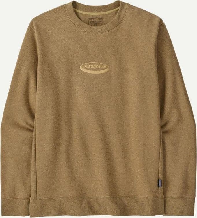 Felpa Patagonia '95 Oval Logo Swea Beige – Colore come da foto
