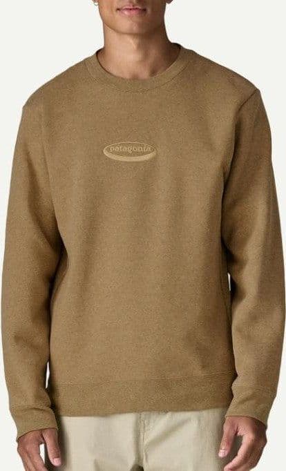 Felpa Patagonia '95 Oval Logo Swea Beige - 3