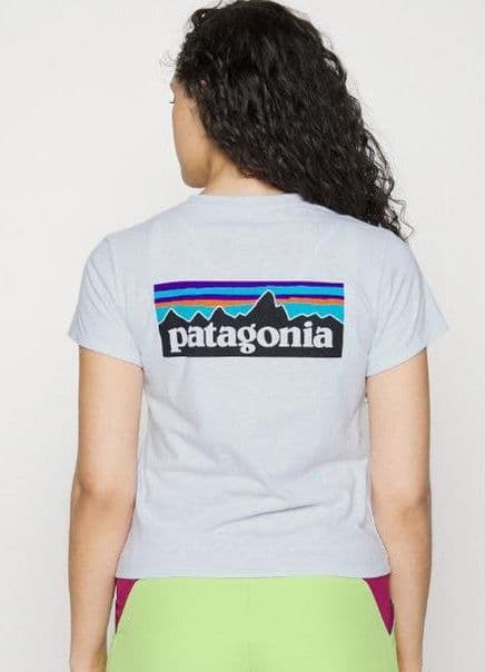 T-Shirt Patagonia Logo Resp White in T-shirt Glad Store - Genova, commercioVirtuoso.it