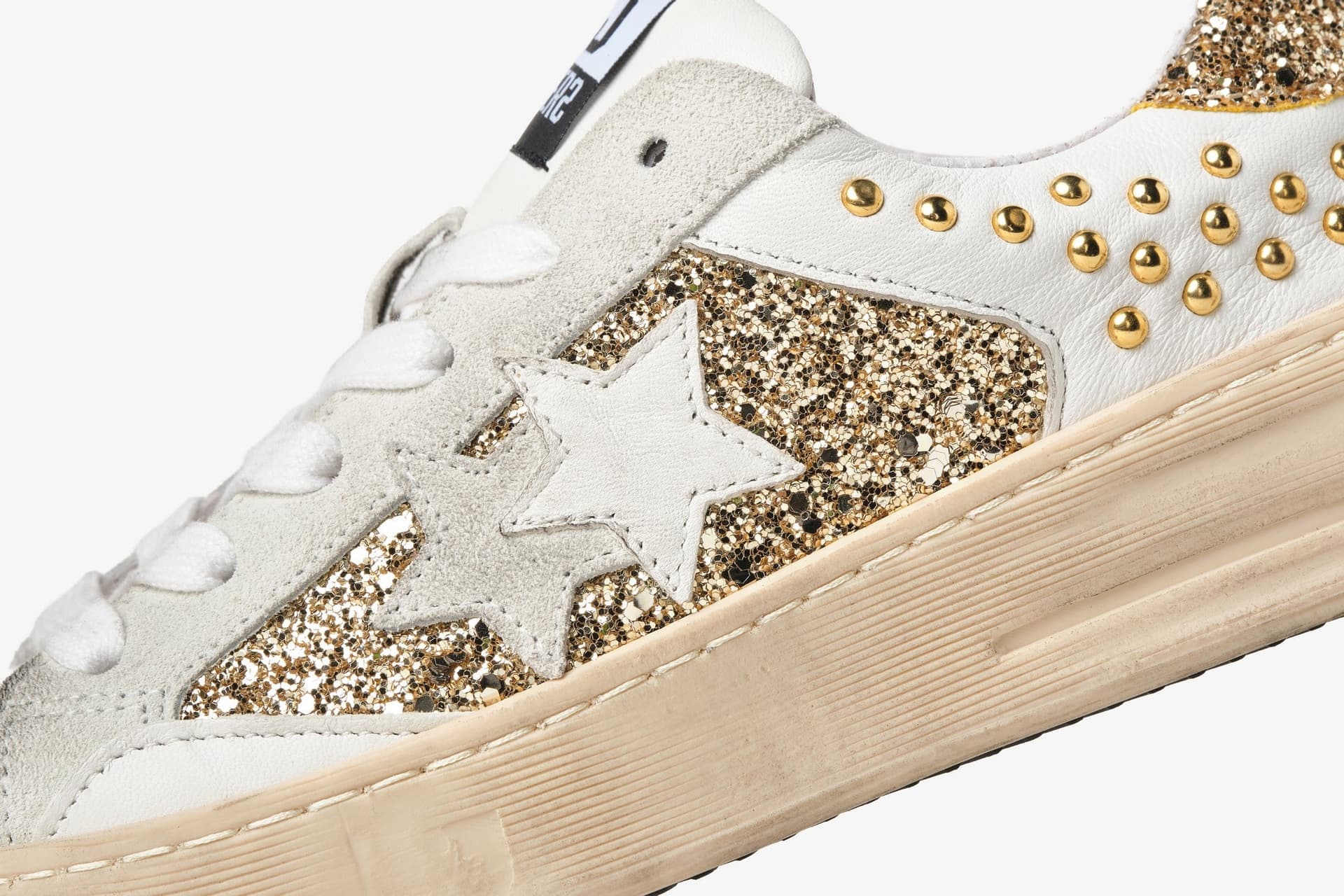 2Star sneakers donna Enjoy star bianco oro 2SD5079 074 - 4