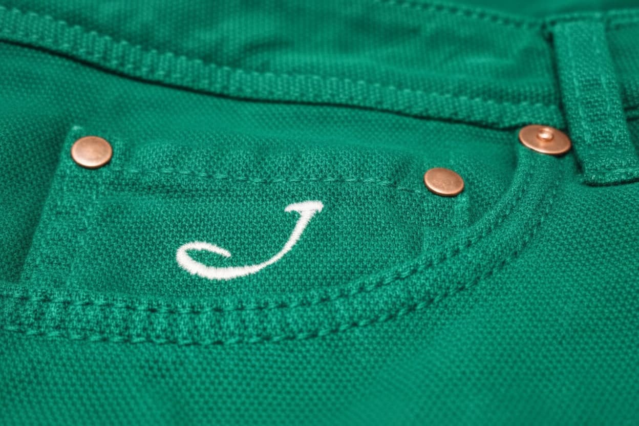 Pantalone uomo Jacob Cohen - Cotone verde smeraldo Made in Italy in Pantaloni Couture - Sestu, commercioVirtuoso.it