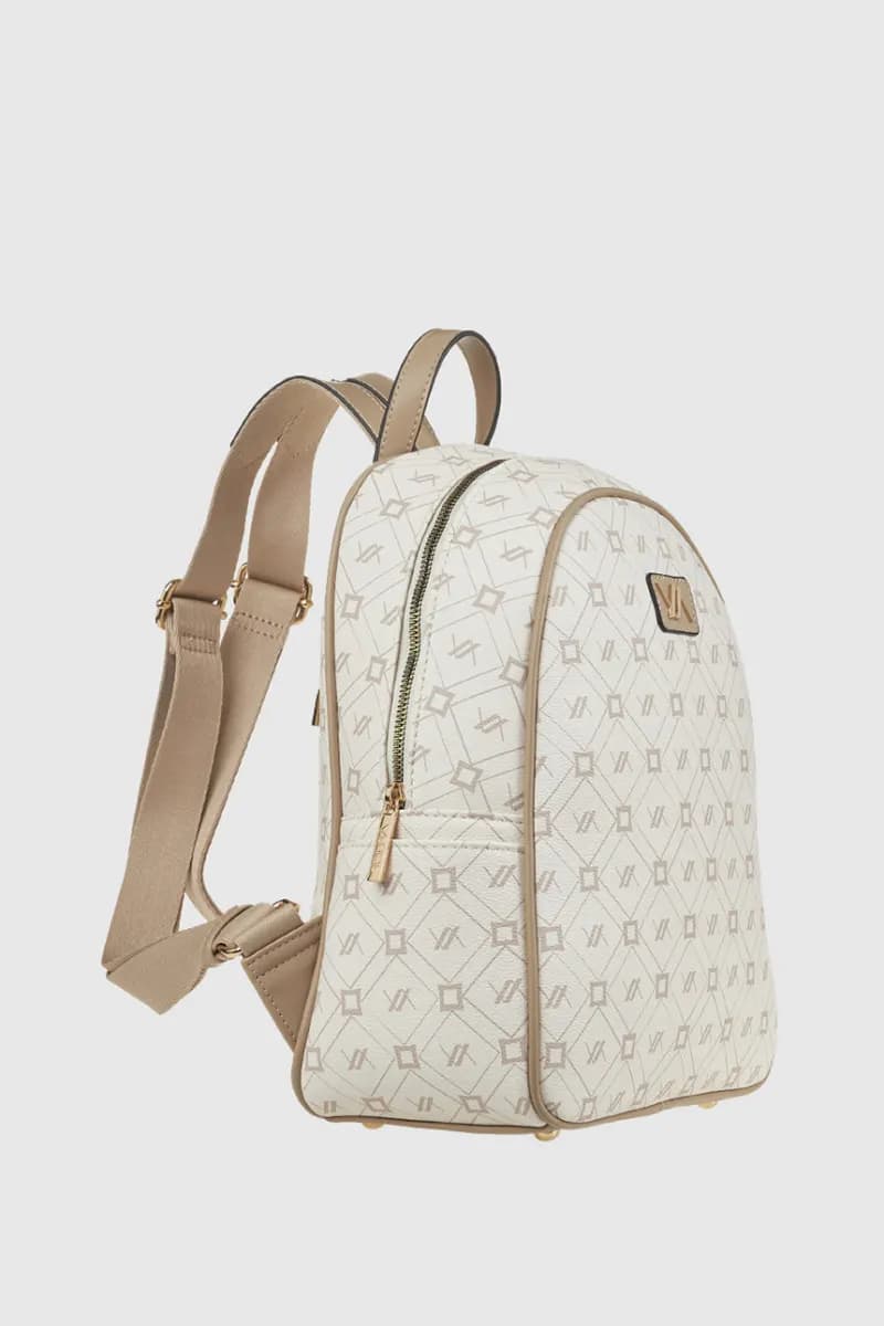Zaino donna in ecopelle stampa logo | Verde Fashion - 4