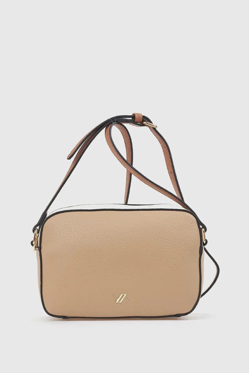 Camera bag a tracolla in ecopelle | Verde Fashion - 5