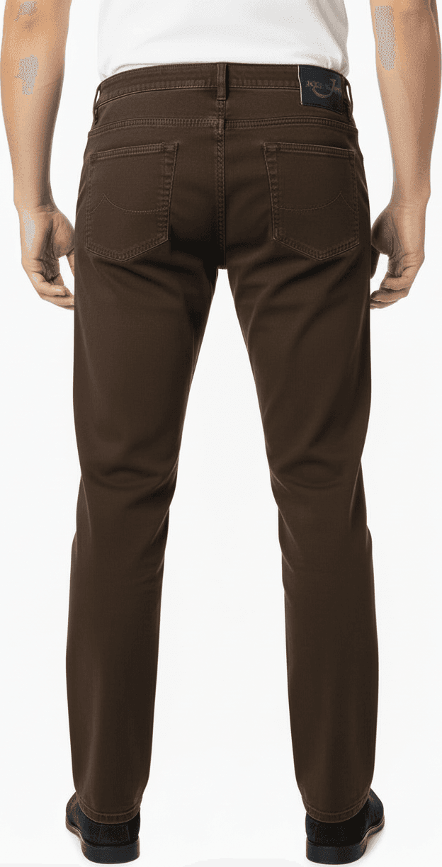 Pantalone uomo Jacob Cohen - PW622 Cotone verde militare Made in Italy - 2