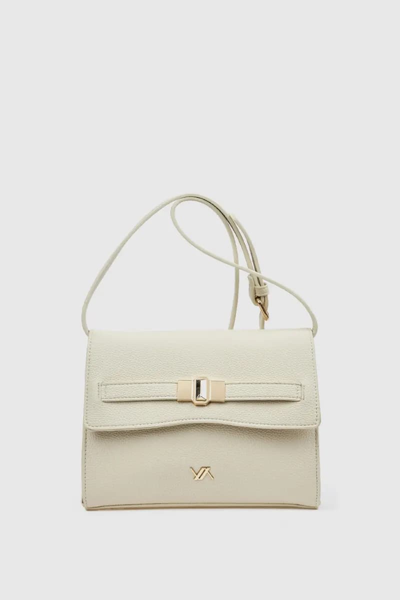 Borsa a tracolla in ecopelle con pattina | Verde Fashion - 13