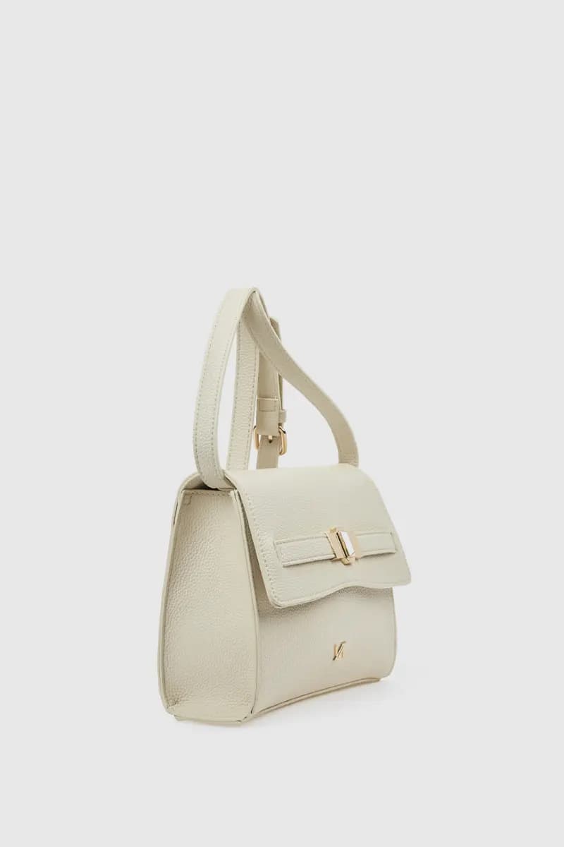 Borsa a tracolla in ecopelle con pattina | Verde Fashion - 12