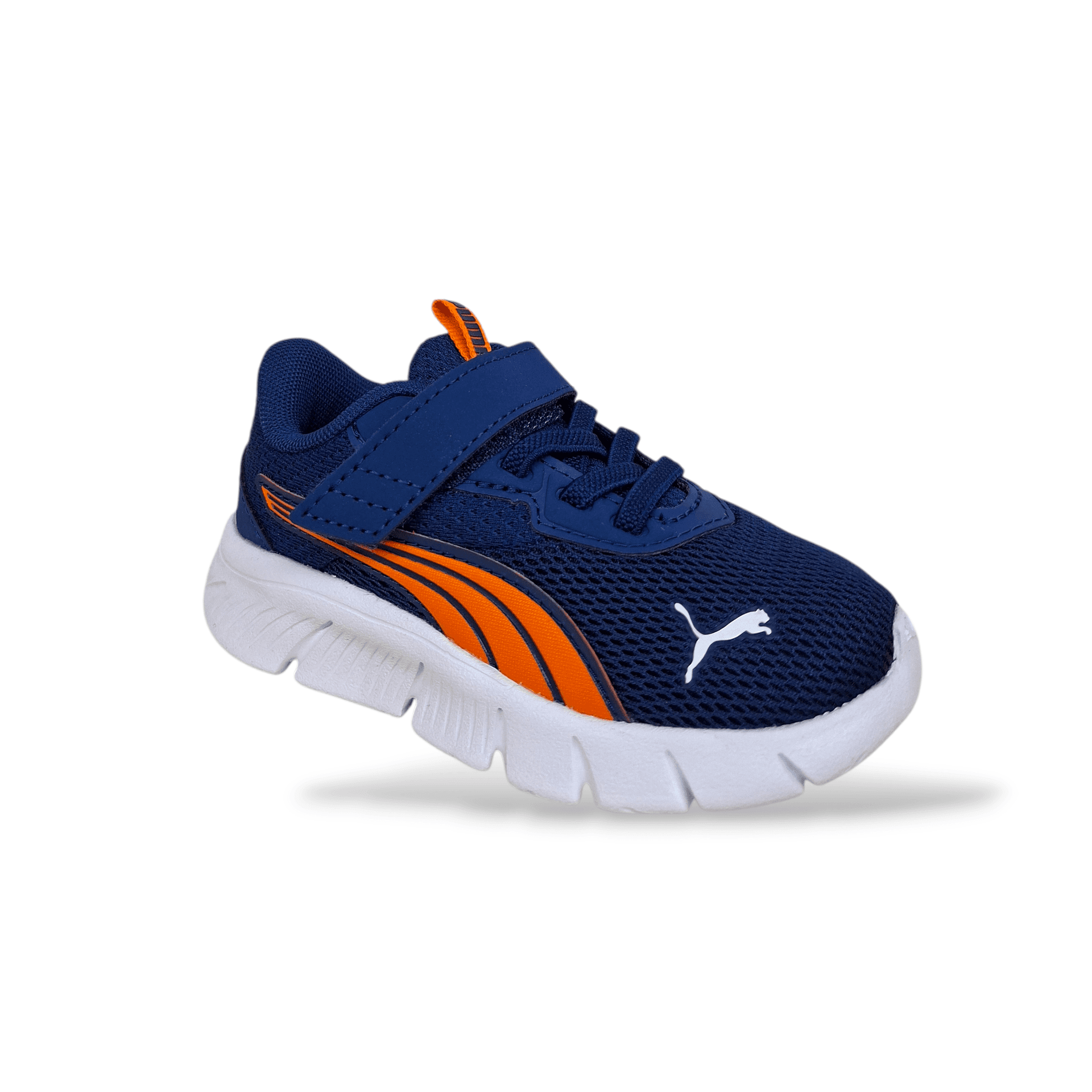 Sneakers bambino PUMA FlexFocus Modern blu arancione con velcro in Ballerine Scarpetteria Gica - Trani, commercioVirtuoso.it