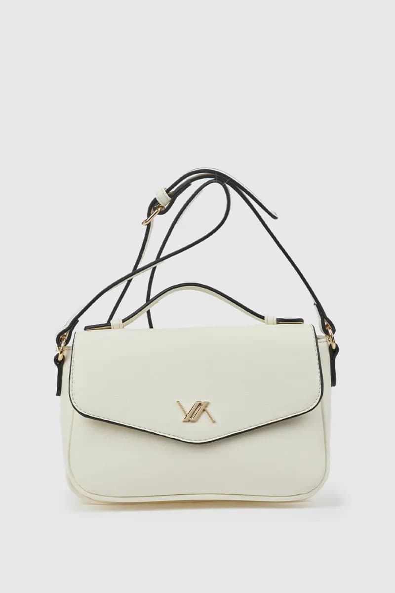 Borsa morbida a tracolla in ecopelle con patta | Verde Fashion - 9