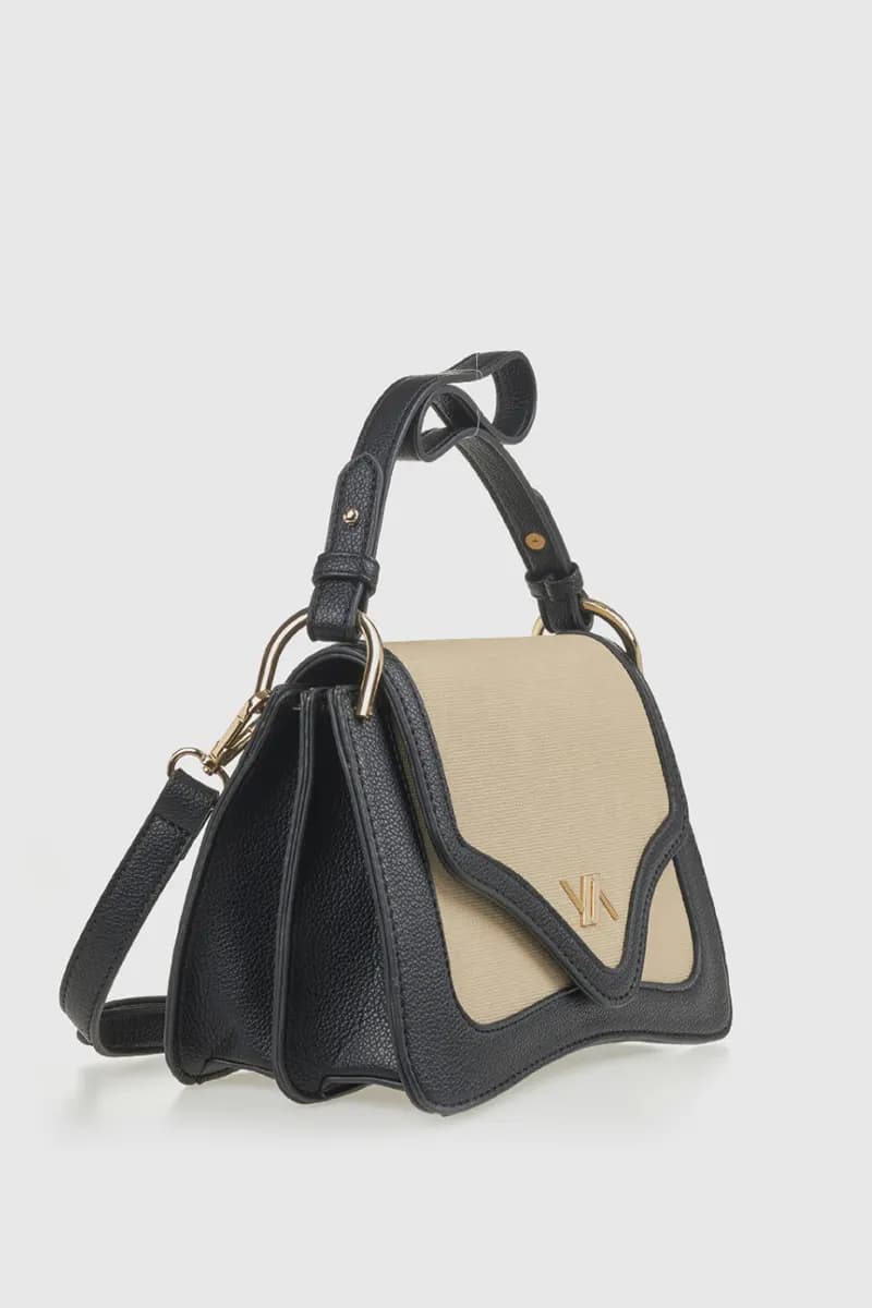 Borsa a spalla in ecopelle con tracolla | Verde Fashion - 8