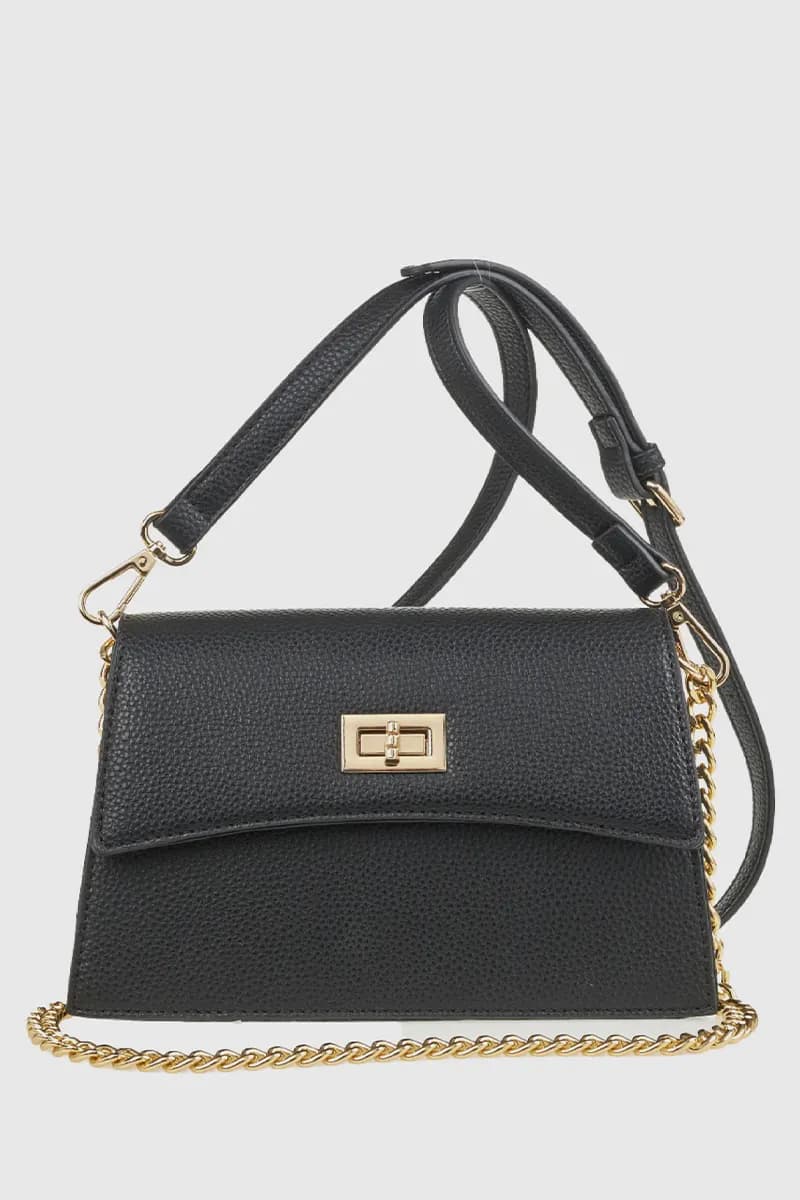 Borsa a tracolla in ecopelle con patta | Verde Fashion - 17