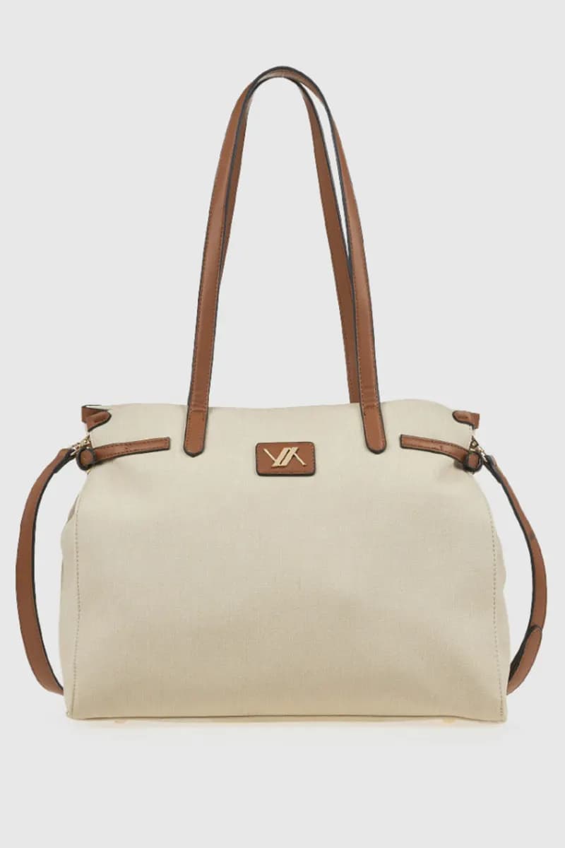 Borsa a spalla in ecopelle con tracolla | Verde Fashion - 5
