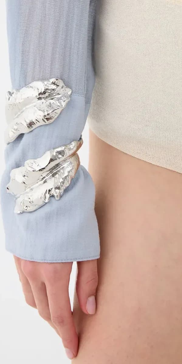 Bracciale rigido foglie | NALÌ