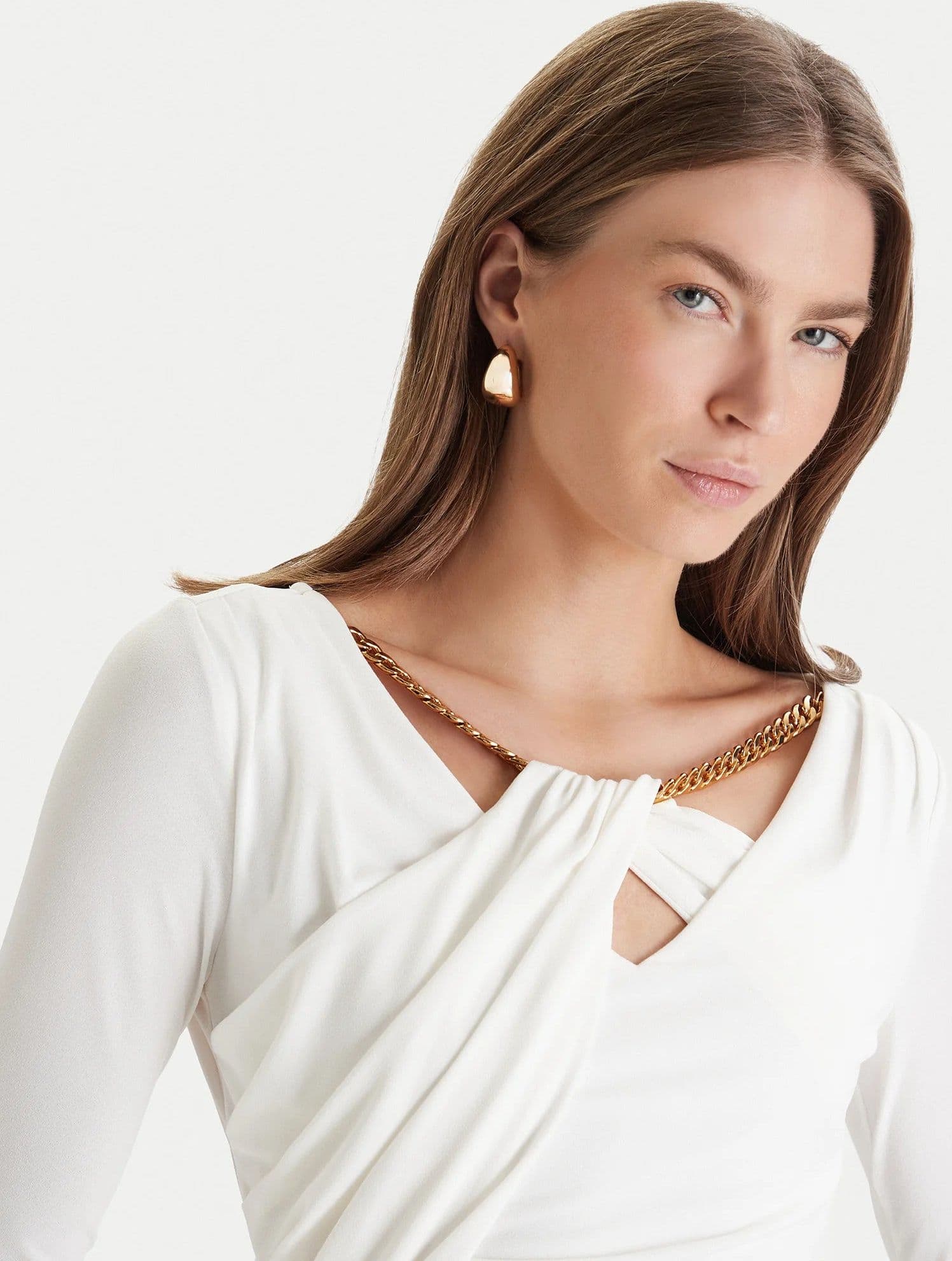 CARLI DRAPED LS TOP in Bluse e camicie Kanal 32 - Santa Maria di Licodia, commercioVirtuoso.it