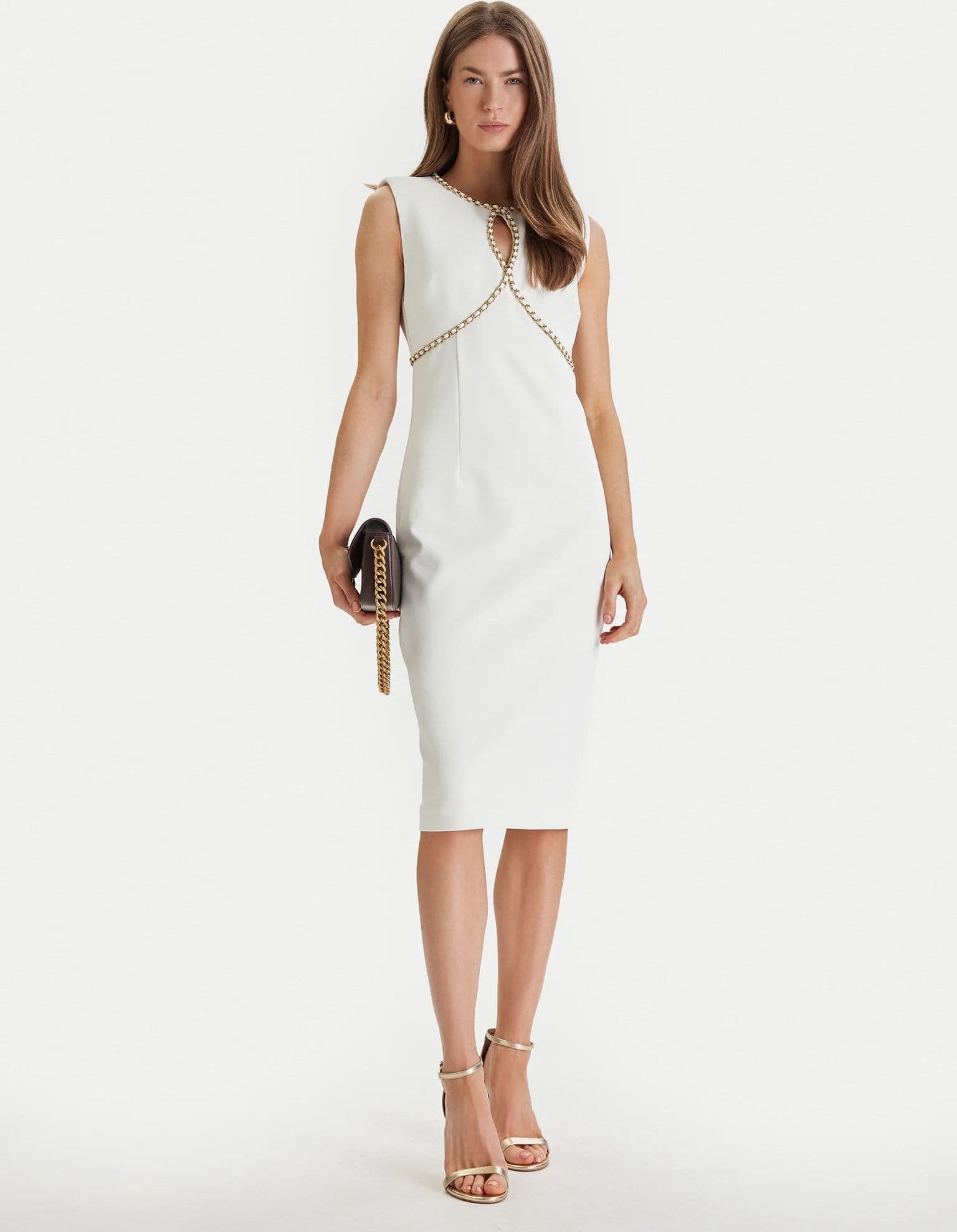 MAYE SL CHAIN MIDI DRESS in Casual Kanal 32 - Santa Maria di Licodia, commercioVirtuoso.it