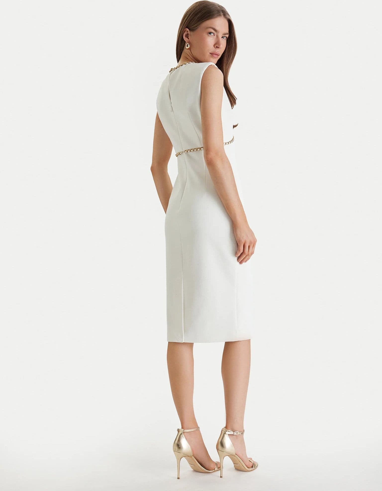 MAYE SL CHAIN MIDI DRESS in Casual Kanal 32 - Santa Maria di Licodia, commercioVirtuoso.it
