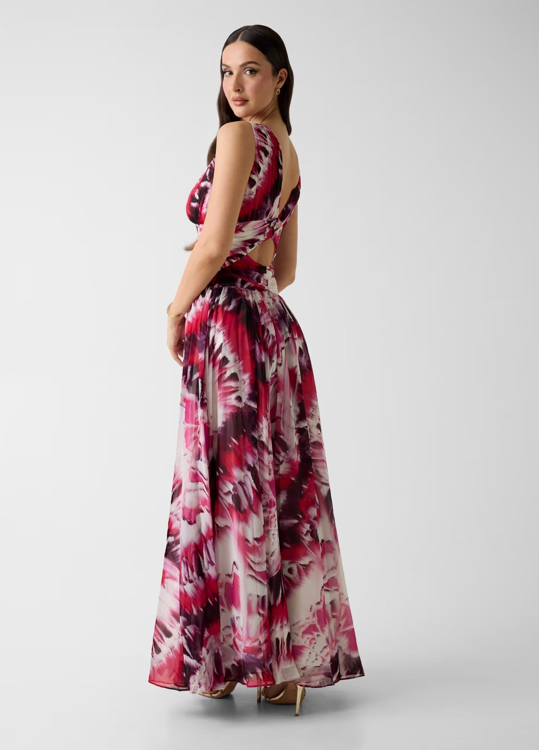 ADELA V NECK LONG DRESS in Casual Kanal 32 - Santa Maria di Licodia, commercioVirtuoso.it