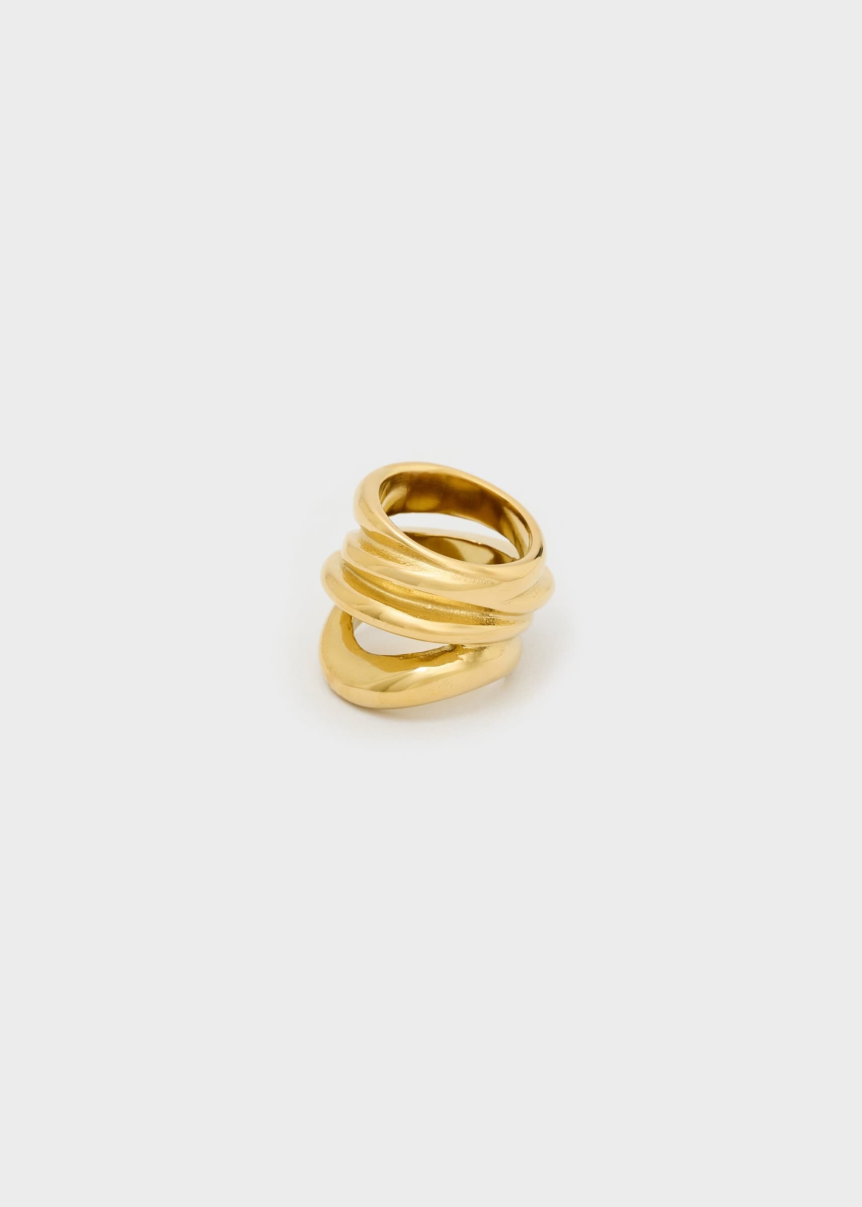Anello multifascia oro - 3