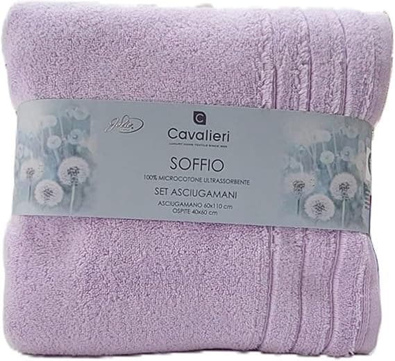 Asciugamani Soffio ! Jolie: Coppia Viso + Bidet, Spugna 550gr/mq - 15